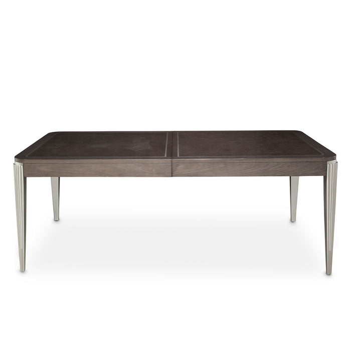 AICO Furniture - Roxbury Park 4 Leg Rectangular Dining Table in Slate - N9006000-220