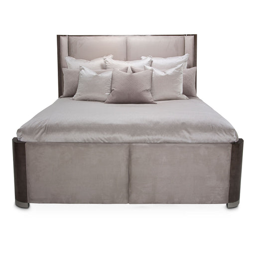 AICO Furniture - Roxbury Park California King Dual-Panel Bed in Slate - N9006000CKDP4-220 - GreatFurnitureDeal
