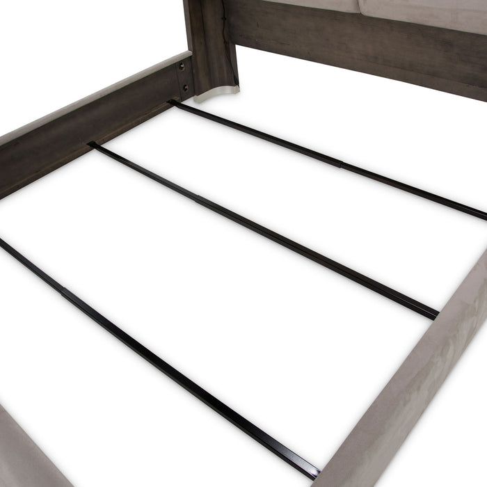 AICO Furniture - Roxbury Park California King Dual-Panel Bed in Slate - N9006000CKDP4-220