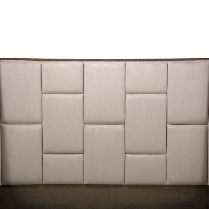 AICO Furniture - Roxbury Park 5 Piece Eastern King Multi-Panel Bedroom Set in Slate - N9006000EKM3-220-5SET