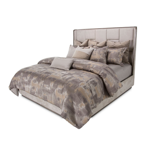 AICO Furniture - Roxbury Park California King Multi-Panel Bed in Slate - N9006000CKM3-220 - GreatFurnitureDeal