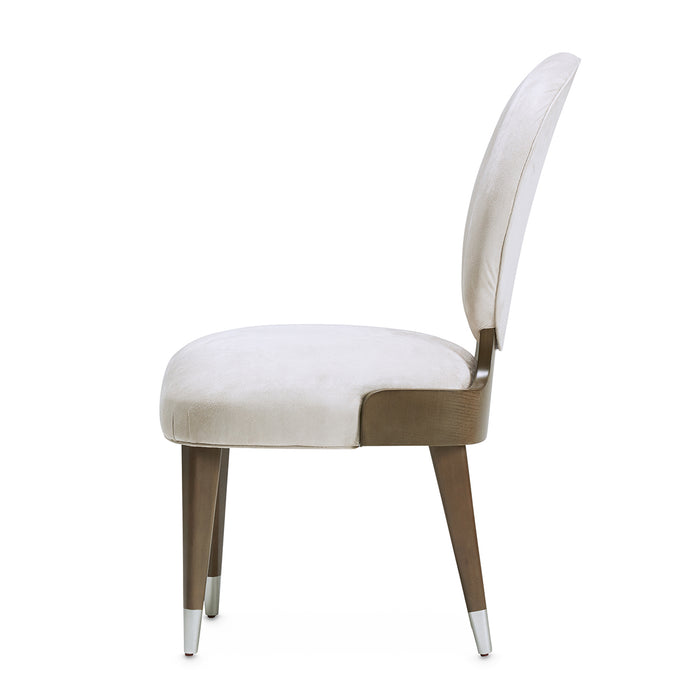 AICO Furniture - Roxbury Park Side Chair in Slate (Set of 2) - N9006003-220 - GreatFurnitureDeal