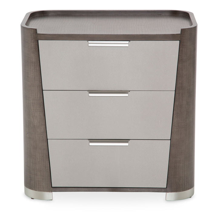 AICO Furniture - Roxbury Park Accent Cabinet Nightstand in Slate - N9006040-220