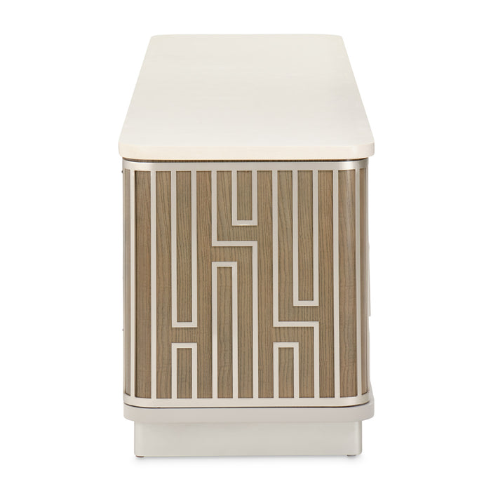 AICO Furniture - Roxbury Park Media Cabinet in Slate - N9006081-220 - GreatFurnitureDeal