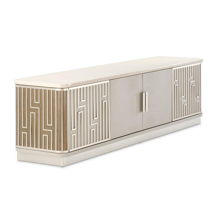 AICO Furniture - Roxbury Park Media Cabinet in Slate - N9006081-220 - GreatFurnitureDeal