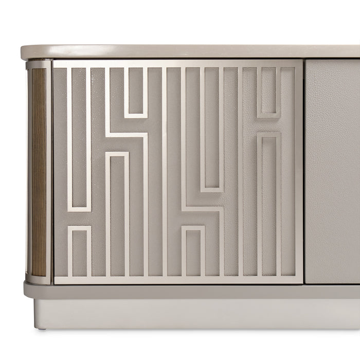 AICO Furniture - Roxbury Park Media Cabinet in Slate - N9006081-220 - GreatFurnitureDeal