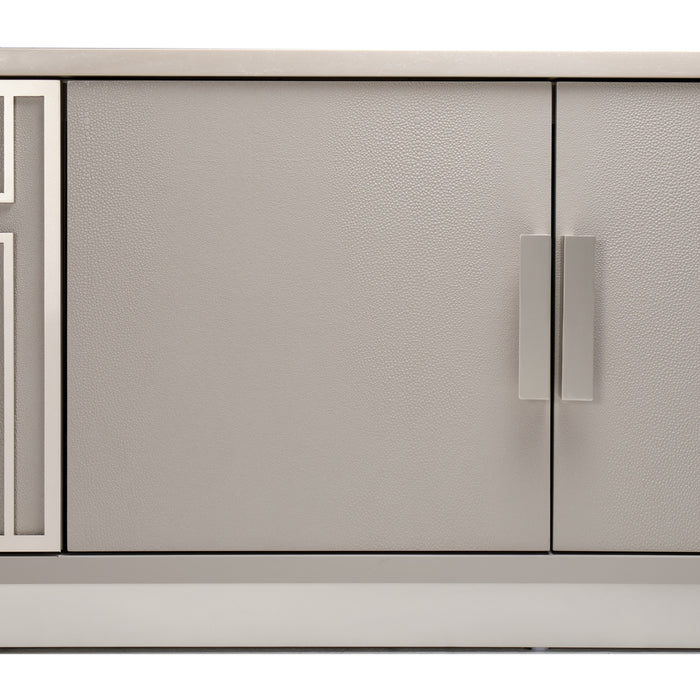 AICO Furniture - Roxbury Park Media Cabinet in Slate - N9006081-220 - GreatFurnitureDeal