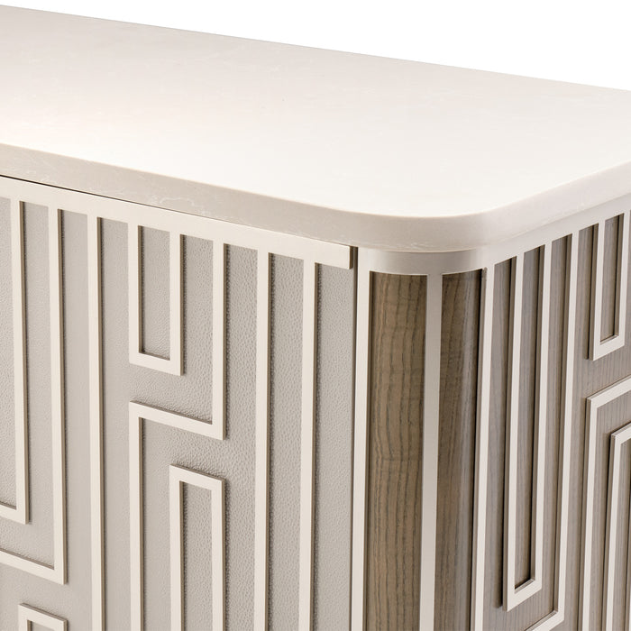 AICO Furniture - Roxbury Park Media Cabinet in Slate - N9006081-220 - GreatFurnitureDeal