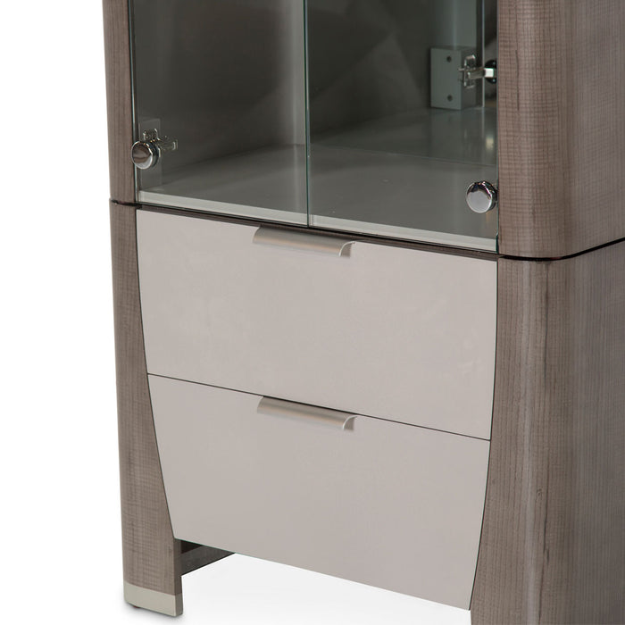 AICO Furniture - Roxbury Park Display Cabinet in Slate - N9006209-220