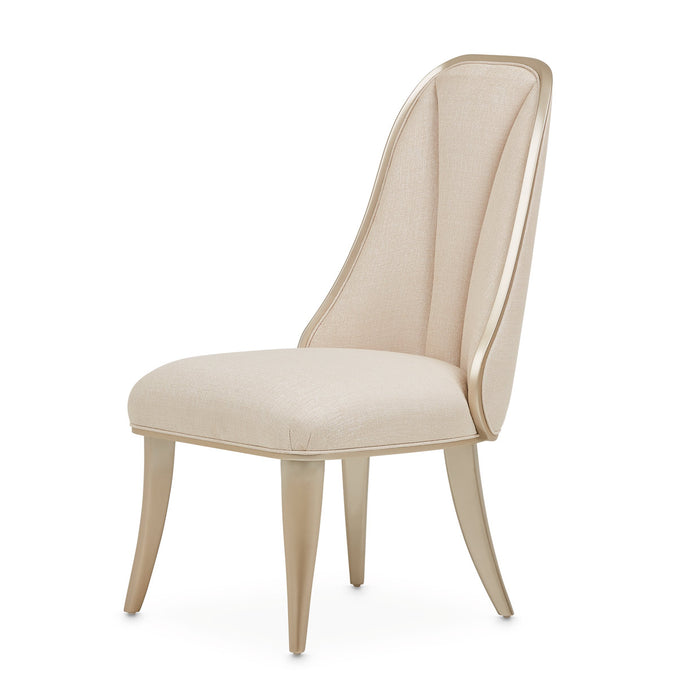 AICO Furniture - Villa Cherie Caramel Side Chair in Chardonnay (Set of 2) - N9008003-134