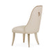 AICO Furniture - Villa Cherie Caramel 5 Piece Round Dining Table Set in Chardonnay - N9008001-134-5SET - GreatFurnitureDeal