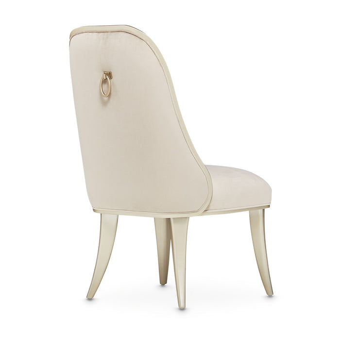 AICO Furniture - Villa Cherie Side Chair in Hazelnut (Set of 2) - N9008003-410 - GreatFurnitureDeal