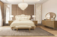AICO Furniture - Villa Cherie Caramel Nightstand in Chardonnay - N9008040-134 - GreatFurnitureDeal