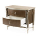 AICO Furniture - Villa Cherie Nightstand in Hazelnut - N9008040-410 - GreatFurnitureDeal