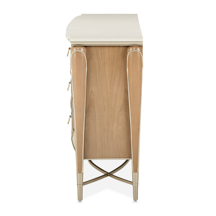 AICO Furniture - Villa Cherie Caramel Dresser in Chardonnay - N9008050-134