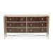 AICO Furniture - Villa Cherie Dresser with Mirror in Hazelnut - N9008050-60-410 - GreatFurnitureDeal