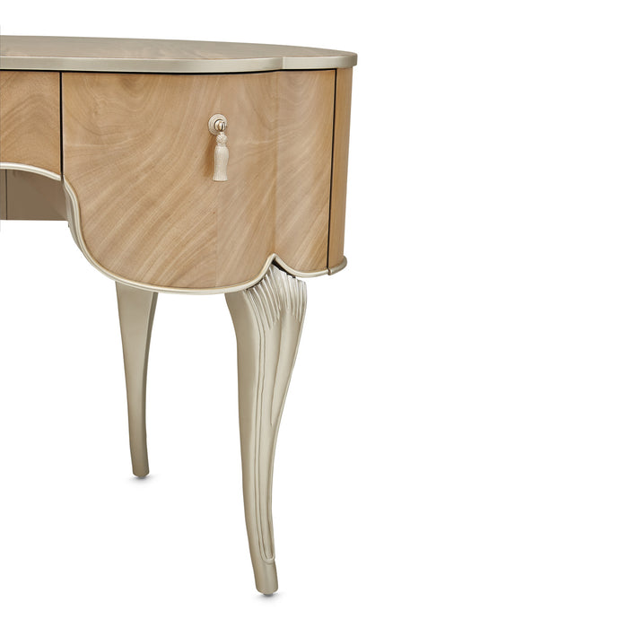AICO Furniture - Villa Cherie Caramel Vanity in Chardonnay - N9008058-134