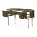 AICO Furniture - Villa Cherie Vanity Desk in Hazelnut - N9008058-410 - GreatFurnitureDeal