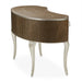 AICO Furniture - Villa Cherie Vanity Desk with Mirror in Hazelnut - N9008058-68-410 - GreatFurnitureDeal