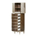 AICO Furniture - Villa Cherie Swivel Chiffonier Lingerie Chest in Hazelnut - N9008062-410 - GreatFurnitureDeal