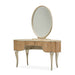 AICO Furniture - Villa Cherie Caramel Vanity Mirror in Chardonnay - N9008068-822 - GreatFurnitureDeal