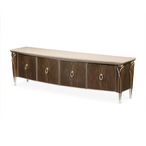 AICO Furniture - Villa Cherie Media Cabinet in Hazelnut - N9008081-410 - GreatFurnitureDeal
