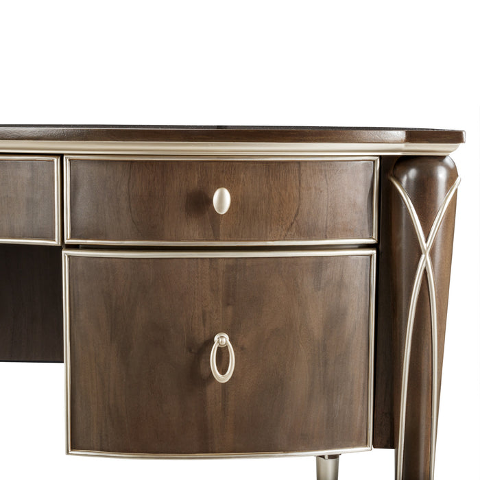 AICO Furniture - Villa Cherie Desk in Hazelnut - N9008207-410