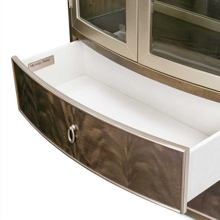 AICO Furniture - Villa Cherie Display Cabinet in Hazelnut - N9008209-410 - GreatFurnitureDeal