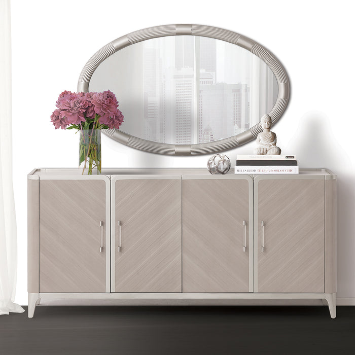 AICO Furniture - Lanterna Sideboard in Silver Mist - 9032007-823 - GreatFurnitureDeal