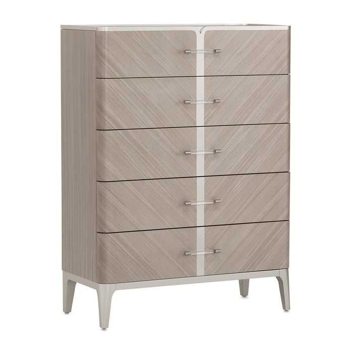 AICO Furniture - Lanterna Highboy Chest in Silver Mist - 9032070-823 - GreatFurnitureDeal