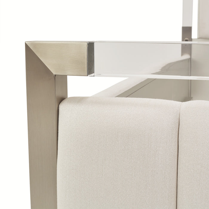 AICO Furniture - Penthouse 3 Piece King Panel Bedroom Set in Ash Gray - 9033000EK3-130-3SET - GreatFurnitureDeal