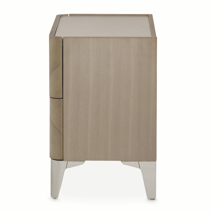 AICO Furniture - Penthouse Nightstand in Ash Gray - 9033040-130 - GreatFurnitureDeal