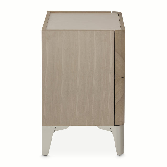 AICO Furniture - Penthouse Nightstand in Ash Gray - 9033040-130 - GreatFurnitureDeal