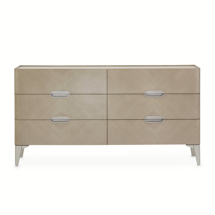 AICO Furniture - Penthouse Dresser in Ash Gray - 9033050-130 - GreatFurnitureDeal