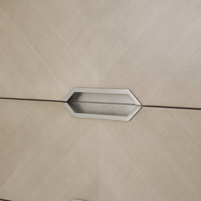 AICO Furniture - Penthouse 7 Piece Queen Panel Bedroom Set in Ash Gray - 9033000QN3-130-7SET - GreatFurnitureDeal