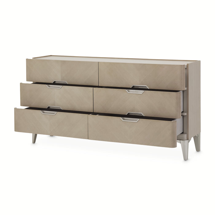 AICO Furniture - Penthouse Dresser in Ash Gray - 9033050-130 - GreatFurnitureDeal