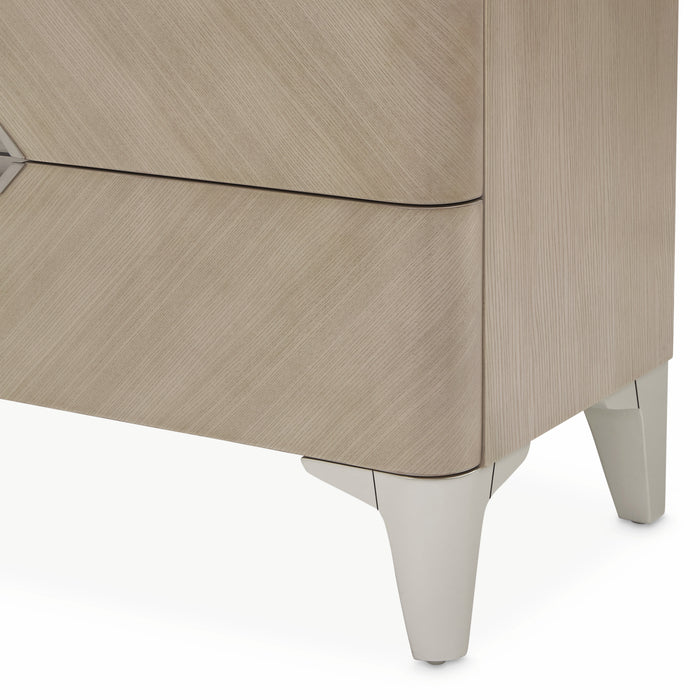 AICO Furniture - Penthouse 7 Piece Queen Panel Bedroom Set in Ash Gray - 9033000QN3-130-7SET - GreatFurnitureDeal