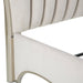 AICO Furniture - London Place Queen Upholstered Panel Bed in Creamy Pearl - NC9004000QN3-112 - GreatFurnitureDeal