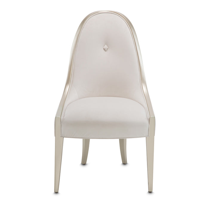 AICO Furniture - London Place Side Chair in Creamy Pearl (Set of 2) - NC9004003A-112