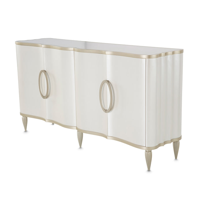 AICO Furniture - London Place Sideboard in Creamy Pearl - NC9004007-112 - GreatFurnitureDeal