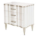 AICO Furniture - London Place Accent Cabinet-Nightstand in Creamy Pearl - N9004040-112 - GreatFurnitureDeal