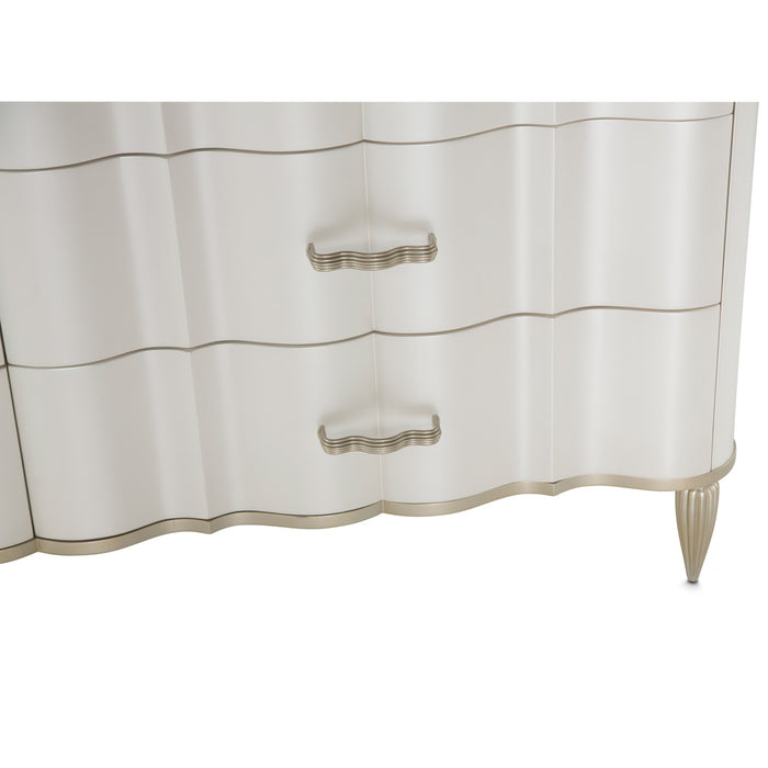 AICO Furniture - London Place Storage Console-Dresser in Creamy Pearl - NC9004050-112 - GreatFurnitureDeal