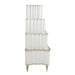 AICO Furniture - London Place Tiered Vertical Storage Cabinets-Chest in Creamy Pearl - NC9004070-112 - GreatFurnitureDeal