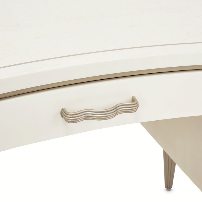 AICO Furniture - London Place Desk in Creamy Pearl - NC9004207-112