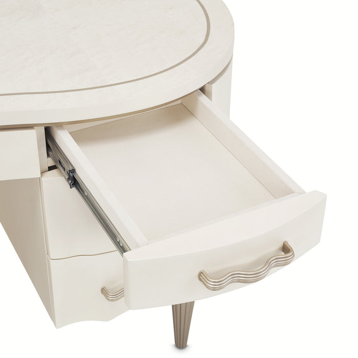 AICO Furniture - London Place Desk in Creamy Pearl - NC9004207-112 - GreatFurnitureDeal