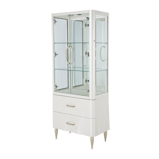 AICO Furniture - London Place Display Cabinet in Creamy Pearl - NC9004209-112 - GreatFurnitureDeal