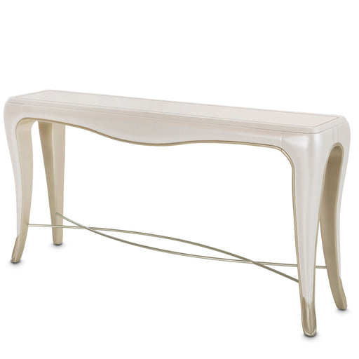 AICO Furniture - London Place Console Table in Creamy Pearl - NC9004223R-112 - GreatFurnitureDeal