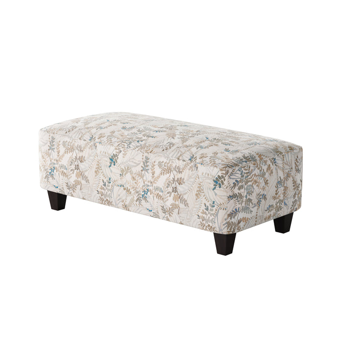 Southern Home Furnishings - Fetty Citrus 49"Cocktail Ottoman in Multi - 100-C Fetty Citrus