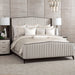 AICO Furniture - Oliver 10 Piece King Comforter Set"Ivory - BCS-KS10-OLIVR-IVY - GreatFurnitureDeal