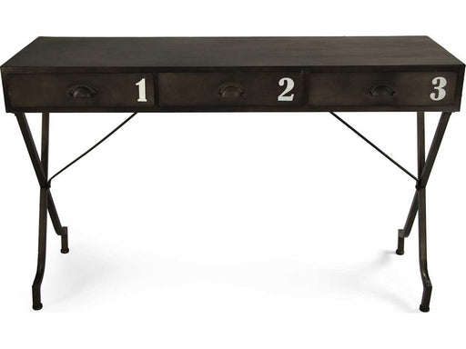 Zentique - Dark Bronze Black 49'' Wide Rectangular Console Table - PC079 - GreatFurnitureDeal